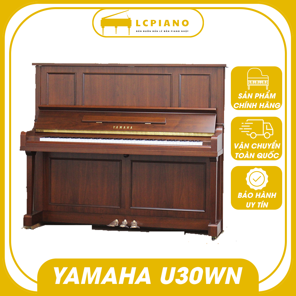 Đàn Piano Yamaha U30Wn