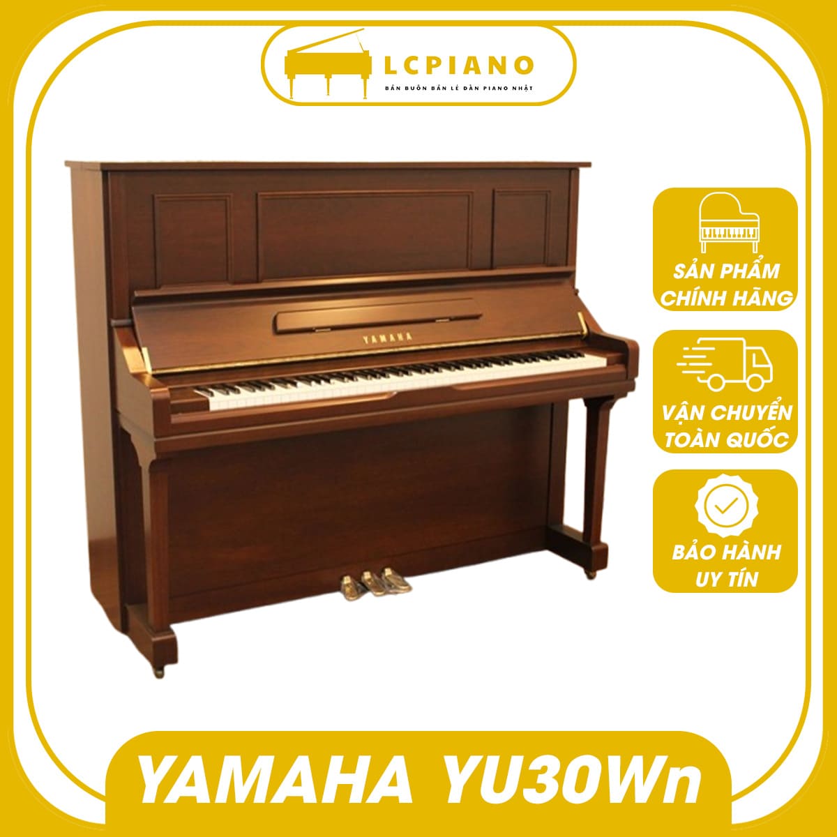 Đàn piano Yamaha YU3Wn